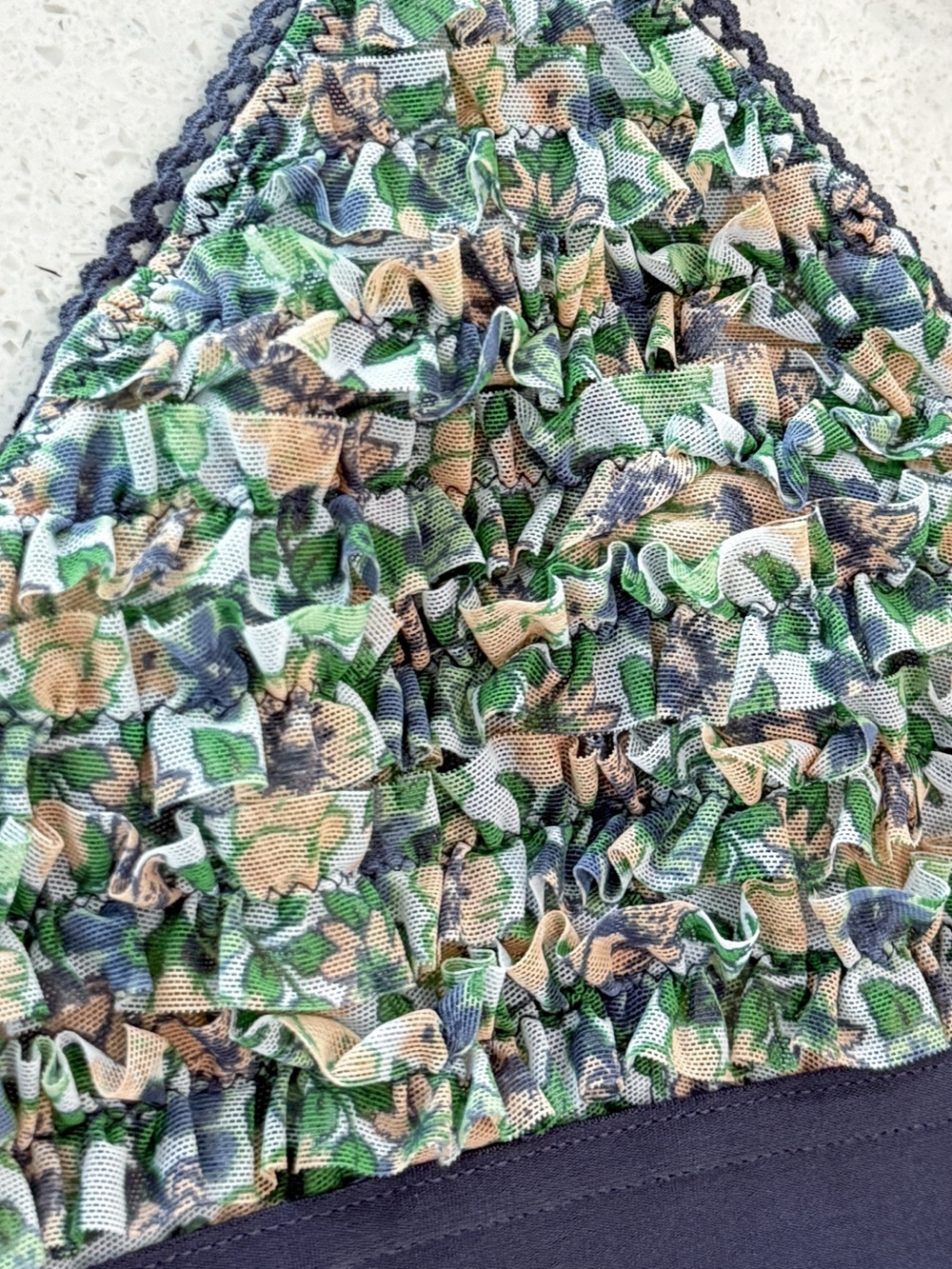 AERIE Floral Ruffle Bralette - Picture 3 of 10